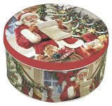 COOKIE TIN ROUND