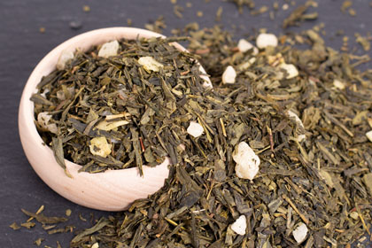 Flavoured green tea